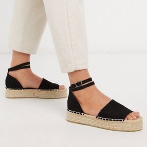 South Beach Flatform Espadrille Sandals